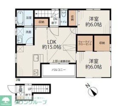 新開1丁目の物件間取画像